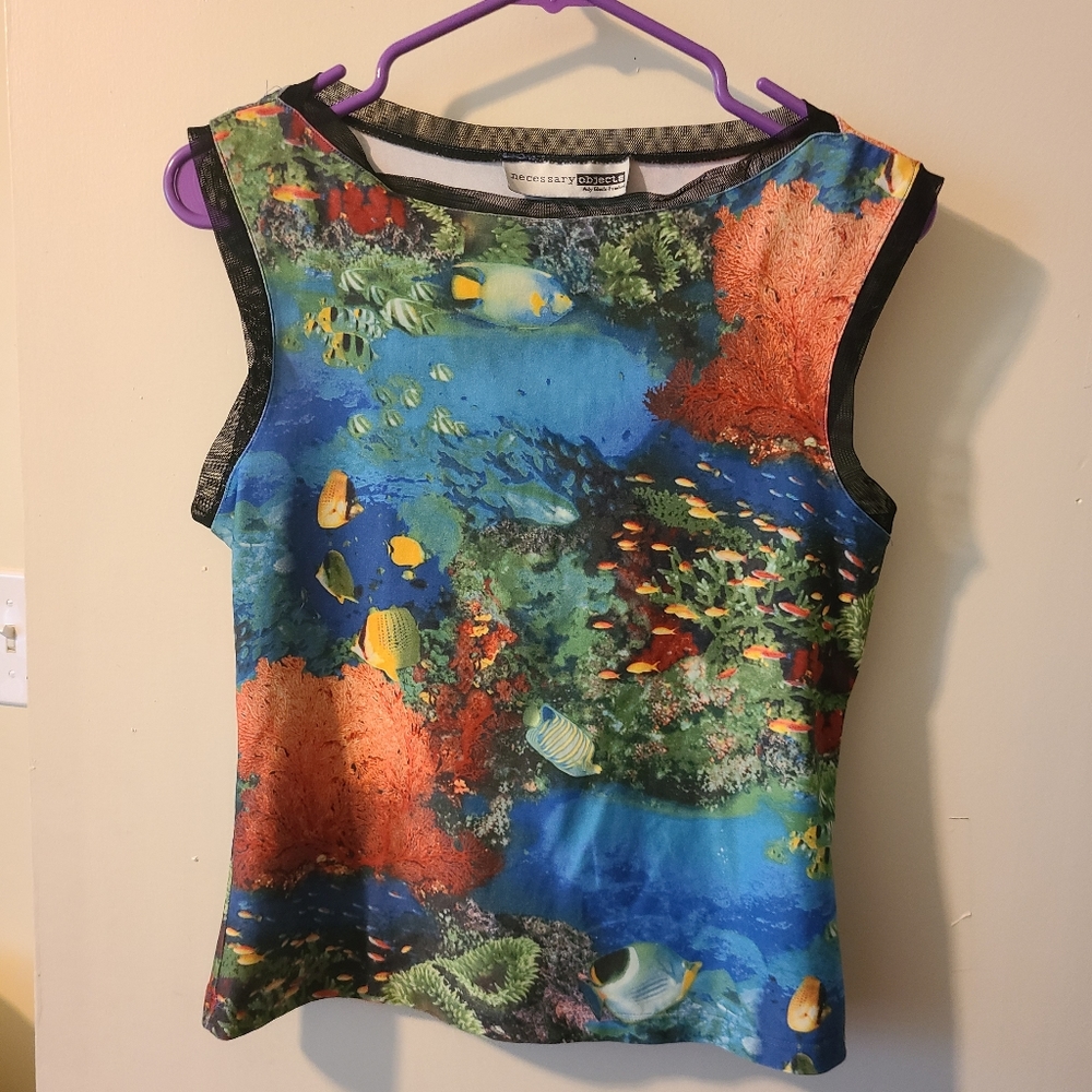 Sleeveless Ocean Top